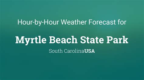 Weather forecasts for today and tomorrow are shown in detail every hour. . 15day forecast for myrtle beach south carolina